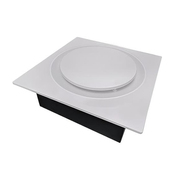 Aero Pure ABFS0511D 6W Slim Fit 50-110 CFM Adjustable Speed Quiet Energy Star Bathroom Fan - White ABFS0511D 6W - main